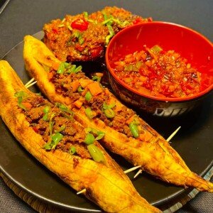 Bole Boat and Grilled chicken