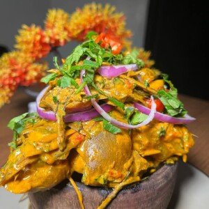 Nkwobi (cow leg)